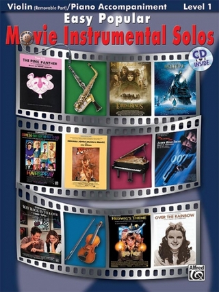 Easy Popular Movie Instrumental Solos for Strings