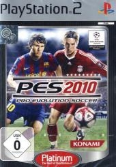 PES 2010, Pro Evolution Soccer, Platinum, PS2-DVD
