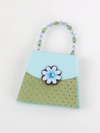 Handbag Notes - Blue & Green - Notizblock