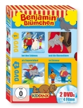 Benjamin Blümchen bei den Eskimos / Benjamin Blümchen und die Murmeltiere / Benjamin Blümchen als Superelefant / Benjamin Blümchen im Eismeer, 2 DVDs