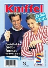 Kniffelblock A5 (Spiel-Zubehör), m.  Beilage