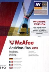 McAfee AntiVirus Plus 2010, 3 User, Upgrade, CD-ROM in Mini-Box