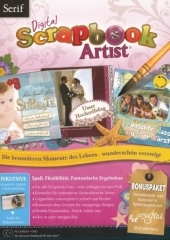 Digital Scrapbook Artist, 1 CD-ROM + 1 DVD-ROM