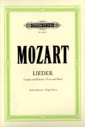 Lieder f&uuml;r Gesang und Klavier, Hohe Stimme - Wolfgang Amadeus Mozart