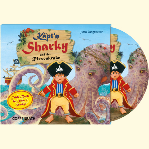 K&auml;pt'n Sharky und der Riesenkrake (CD) - Jutta Langreuter