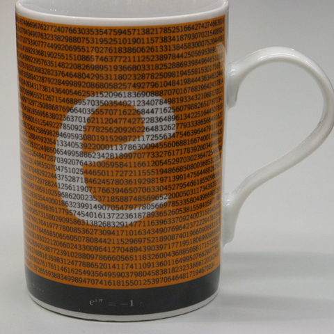 e=2,7182818... Tasse (Porzellan)