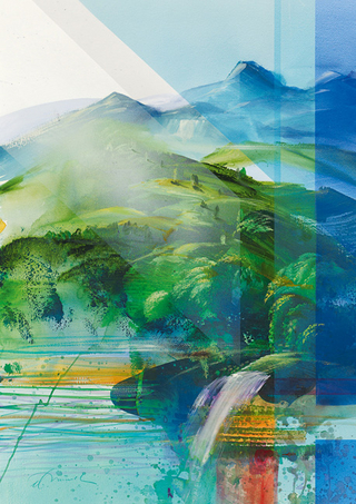 Segenswunsch - Kunst-Faltkarten mit Text (5 Stück)