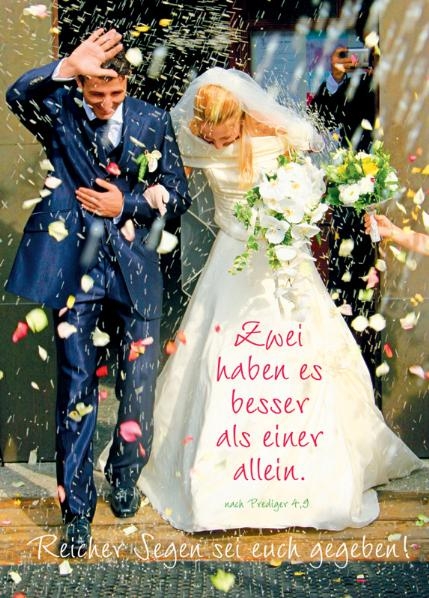 Faltkarte "Zwei haben es besser als einer allein ..." - 5 St&uuml;ck