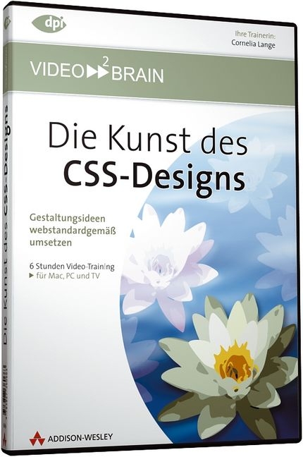 Die Kunst des CSS-Designs - Video-Training -  video2brain, Cornelia Lange