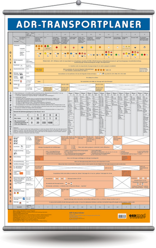 Wandtafel ADR-Transportplaner