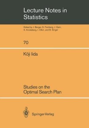 Studies on the Optimal Search Plan -  Koji Iida