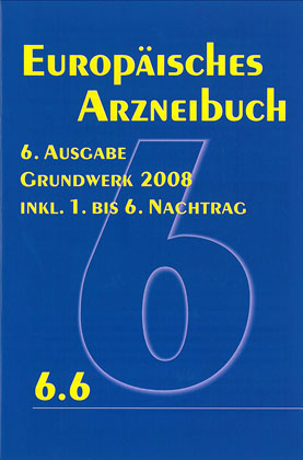 Europäisches Arzneibuch 6. Ausgabe 2008 inkl. Nachtrag 6.6 CD-ROM