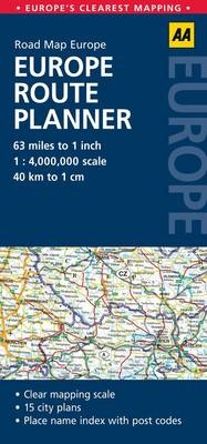 AA Europe Route Planner -  AA Publishing