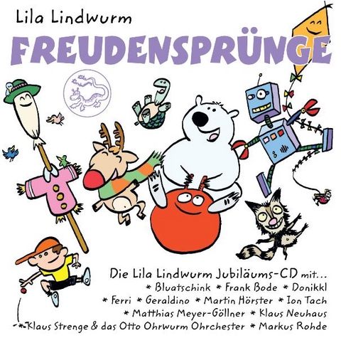 Lila Lindwurm - Freudenspr&uuml;nge - Anders Orth