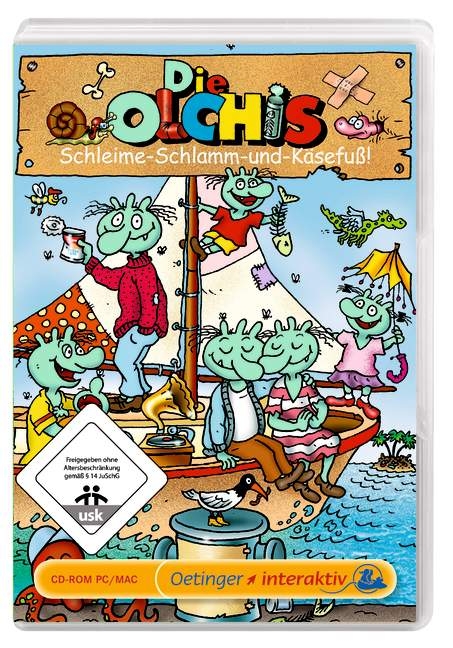 Die Olchis - Schleime-Schlamm-und-K&auml;sefu&szlig;! - CD-ROM - Erhard Dietl