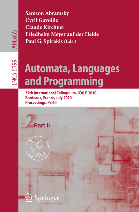 Automata, Languages and Programming - 