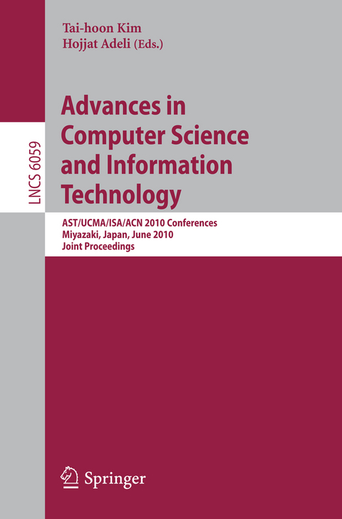 Advances in Computer Science and Information Technology - 
