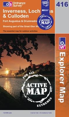 Inverness, Loch Ness and Culloden -  Ordnance Survey