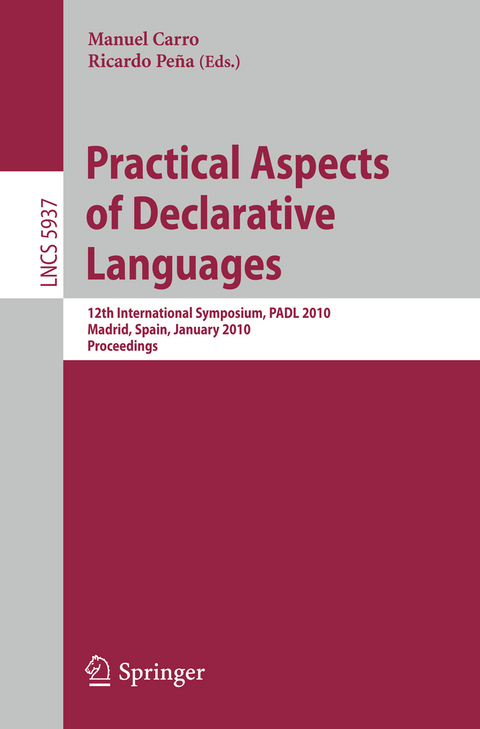 Practical Aspects of Declarative Languages - 