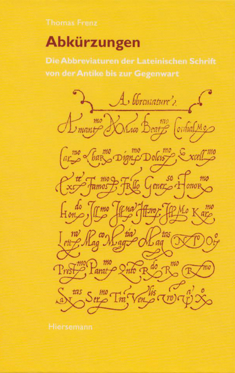 Abk&uuml;rzungen - Thomas Frenz