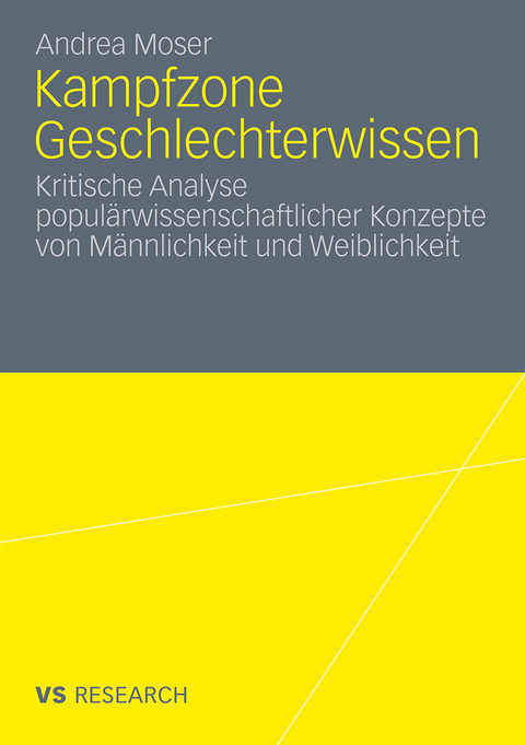 Kampfzone Geschlechterwissen - Andrea Moser