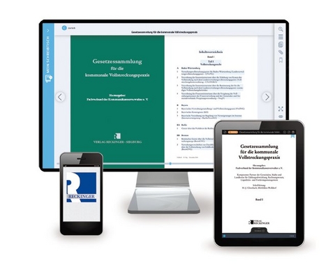 Gesetzessammlung f&uuml;r die kommunale Vollstreckungspraxis - Digital - 