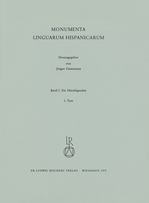 Die M&uuml;nzlegenden - J&uuml;rgen Untermann