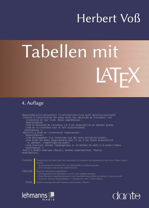 Tabellen mit LaTeX - Herbert Voß
