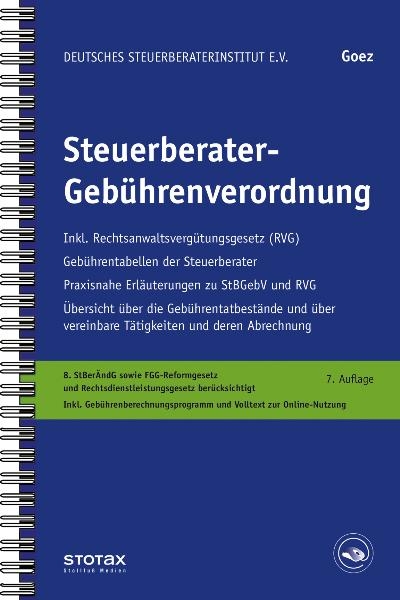Steuerberatergeb&uuml;hrenverordnung - Christoph Goez