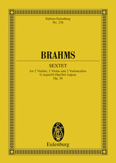 String Sextet G major - Johannes Brahms