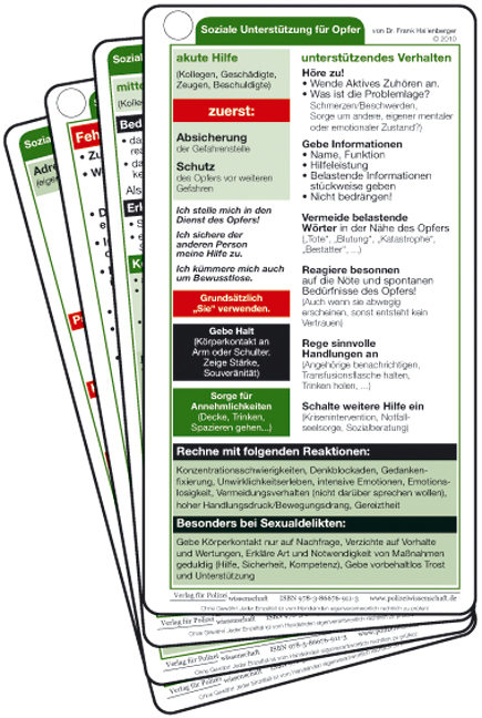 Einsatzkarte soziale Unterstützung für Opfer - Frank Hallenberger