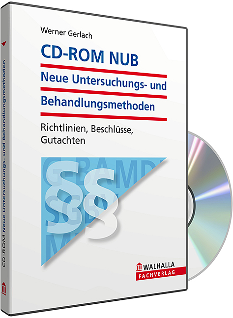 CD-ROM NUB Neue Untersuchungs- und Behandlungsmethoden (Grundversion)