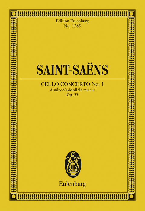 Cello Concerto No. 1 A minor - Camille Saint-Sa&euml;ns
