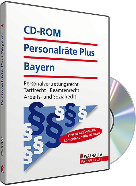 CD-ROM Personalr&auml;te plus Ausgabe Bayern (Grundversion)