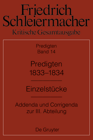Predigten 1833-1834