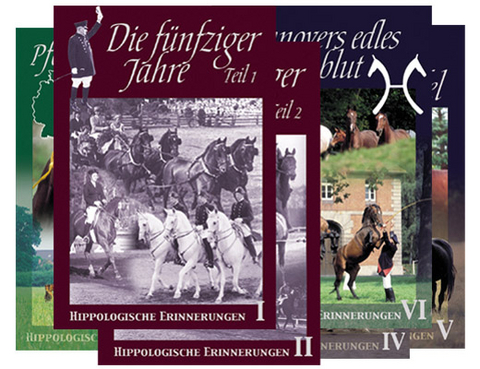 Set Hippologische Erinnerungen Teil I-VI - W Giessing