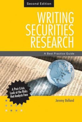 Writing Securities Research - Jeremy Bolland