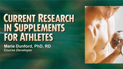 Current Research in Supplements for Athletes Pass Course-NT -  Human Kinetics