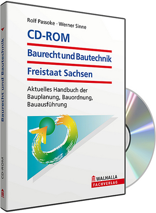 CD-ROM Baurecht und Bautechnik Freistaat Sachsen (Grundversion)