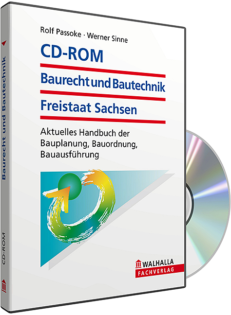 CD-ROM Baurecht und Bautechnik Freistaat Sachsen (Grundversion)