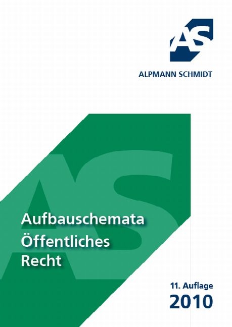 Aufbauschemata &Ouml;ffentliches Recht - Thomas M&uuml;ller