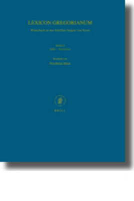Lexicon Gregorianum, Volume 2 Band II &beta;&alpha;&beta;&alpha;ί - &delta;&omega;&rho;&omicron;&phi;&omicron;&rho;ί&alpha; - 