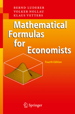 Mathematical Formulas for Economists