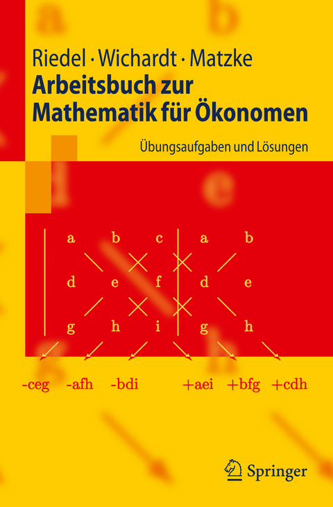 Arbeitsbuch zur Mathematik für Ökonomen - Frank Riedel, Philipp C. Wichardt, Christina Matzke