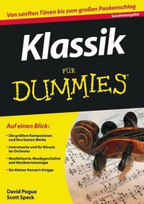 Klassik f&uuml;r Dummies - David Pogue, Scott Speck