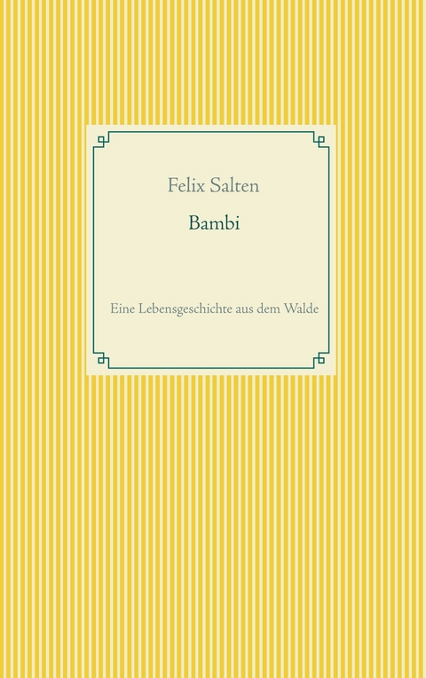 Bambi - Felix Salten