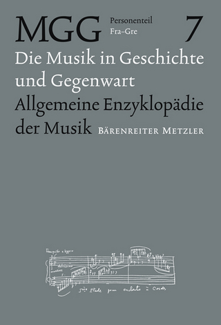 Die Musik in Geschichte und Gegenwart (MGG) / Musik in Geschichte und Gegenwart: allgemeine Enzyklopädie der Musik, Personenteil, Band 7