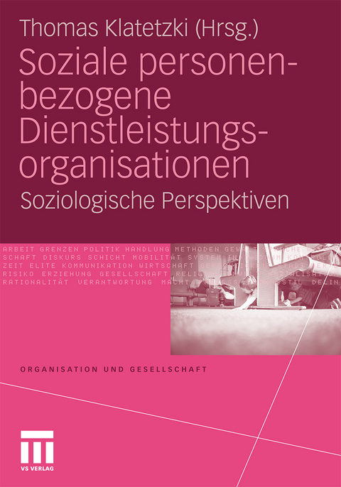 Soziale personenbezogene Dienstleistungsorganisationen - 