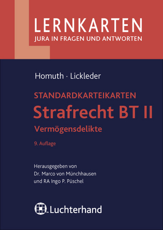 Strafrecht BT II - Vermögensdelikte
