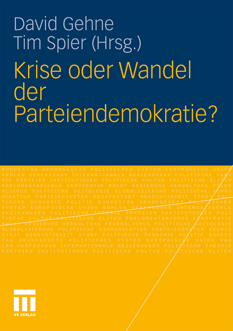 Krise oder Wandel der Parteiendemokratie? - 